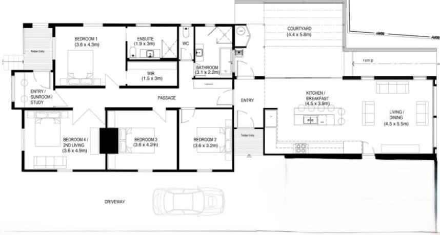 Balfour Cottage Wifi & Parking Launceston Exterior foto